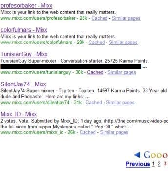 Black out Your Google Search Result