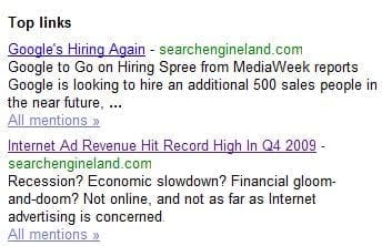 google-top-links