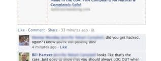 Facebook post without permission