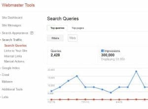 Google Webmaster Tools Search Queries