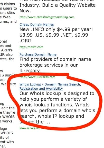 whois net adwords ad