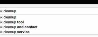 google link cleanup
