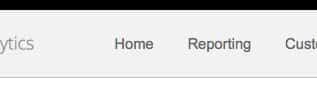 google analytics admin tab
