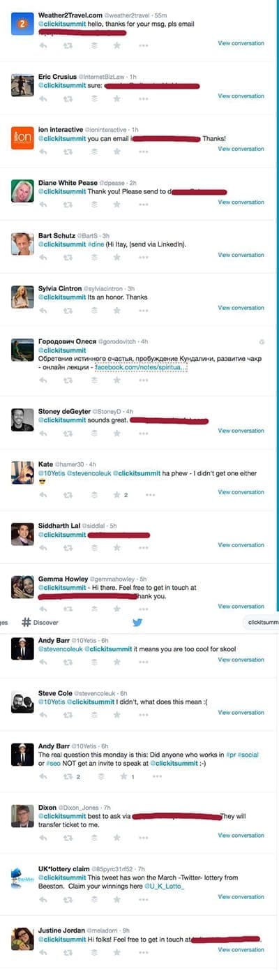 clickitsummit-responses-tweets