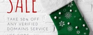 verified domains holiday deal