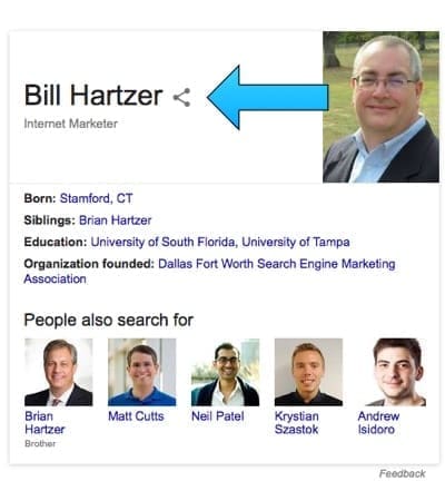 Google share button