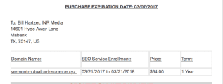 domain notification