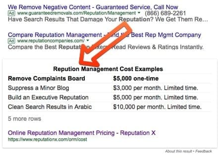 featured snippets spelling mistake