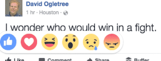 list of reactions of Facebook