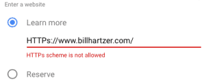 Google My Business posts bug