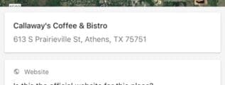 callaway's coffee bistro