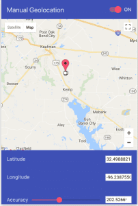 Manual Geolocation