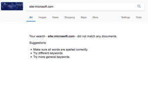 site:microsoft search query