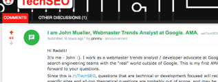 Google John Mueller AMA Reddit