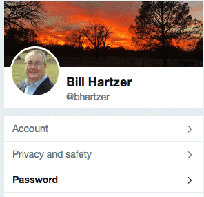 twitter change password part 2