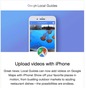 Google Local Guide Upload Video
