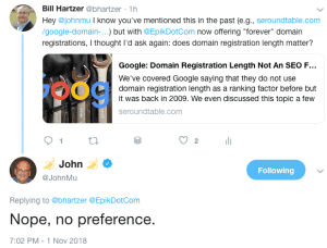domain registration length
