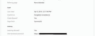 Dupliate not selected as canonical