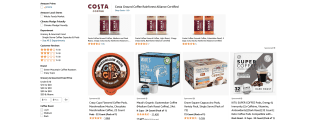 smores k cup search results page at amazon