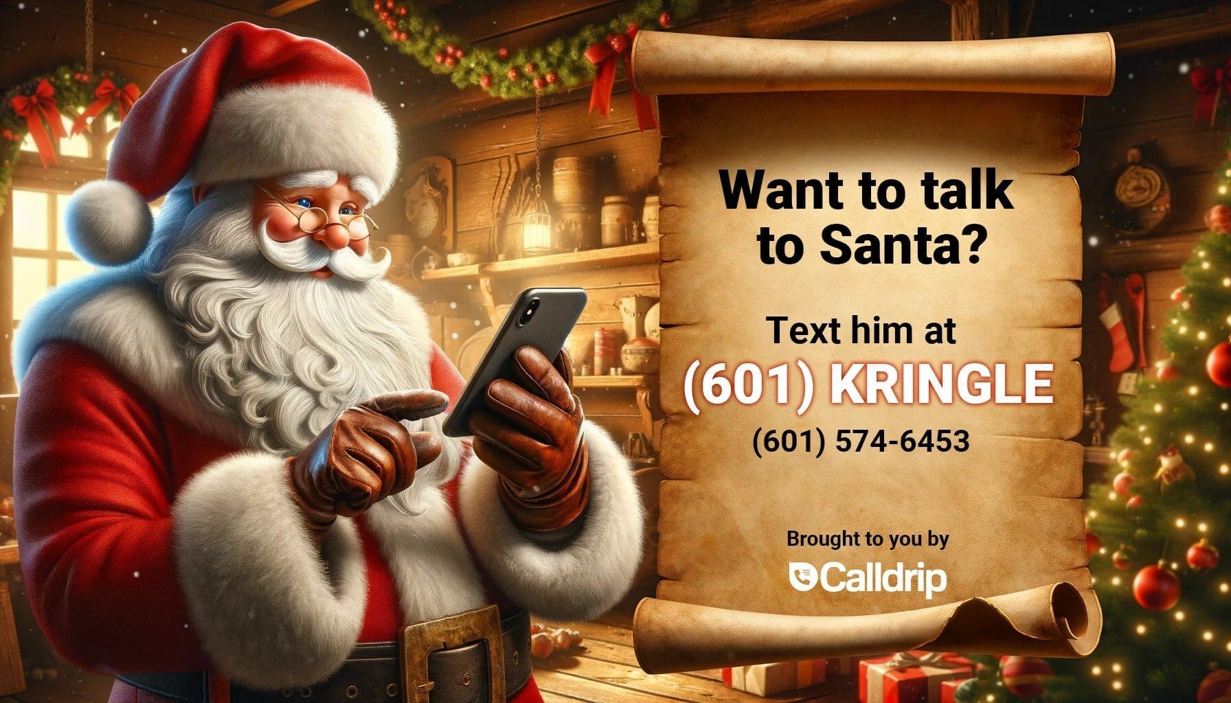 Text Santa