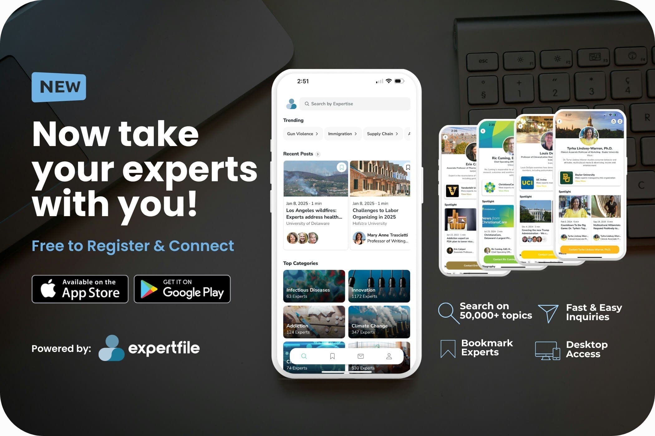 ExpertFile Launches New Mobile App for Journalists
