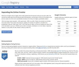 Google Registry