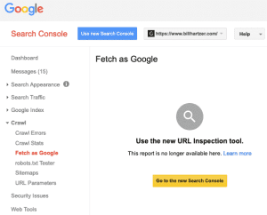 Google Fetch and Render