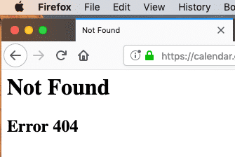 Google Calendar is Down