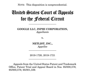 google vs netlist