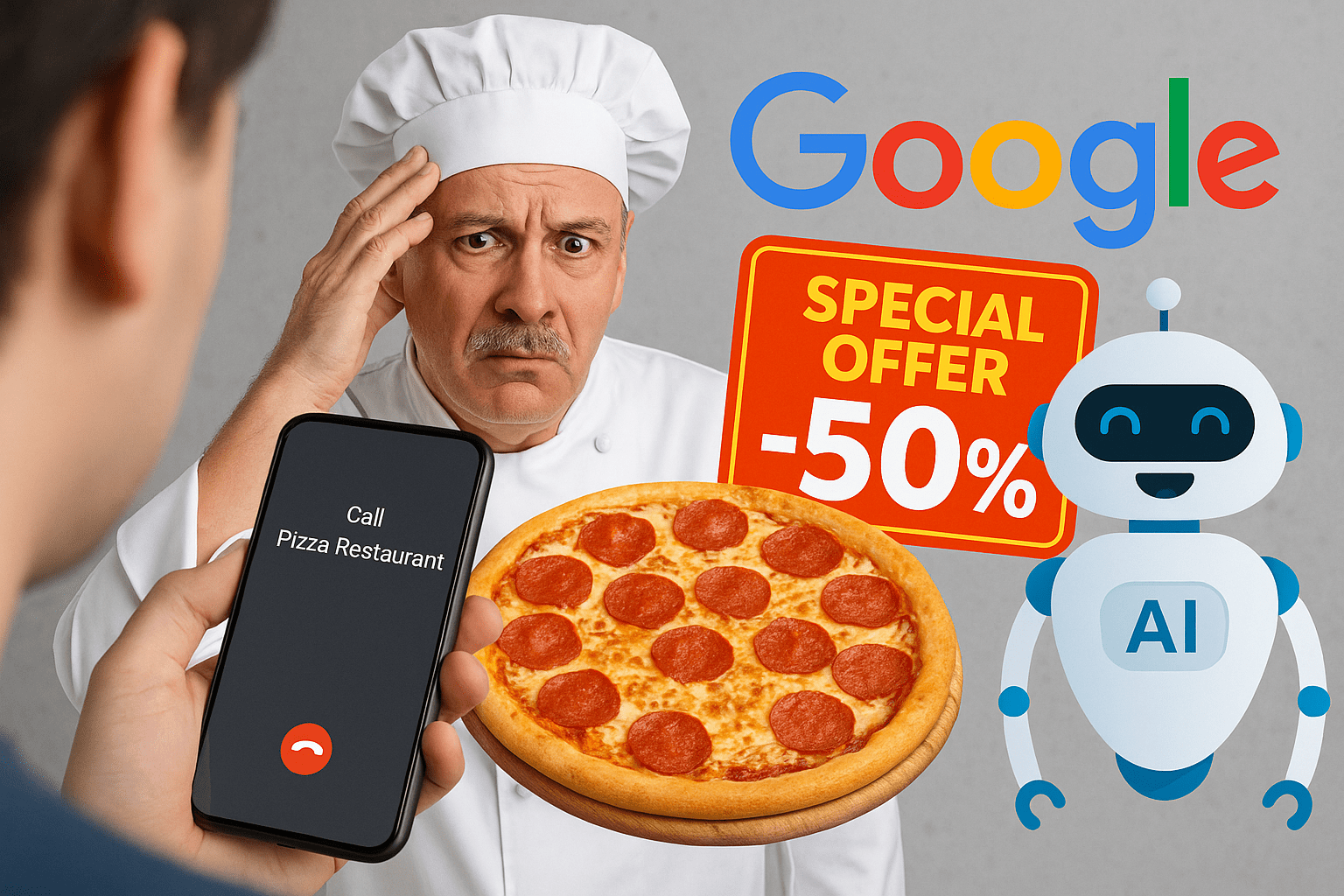 google ai nonexistent discounts at restaurant