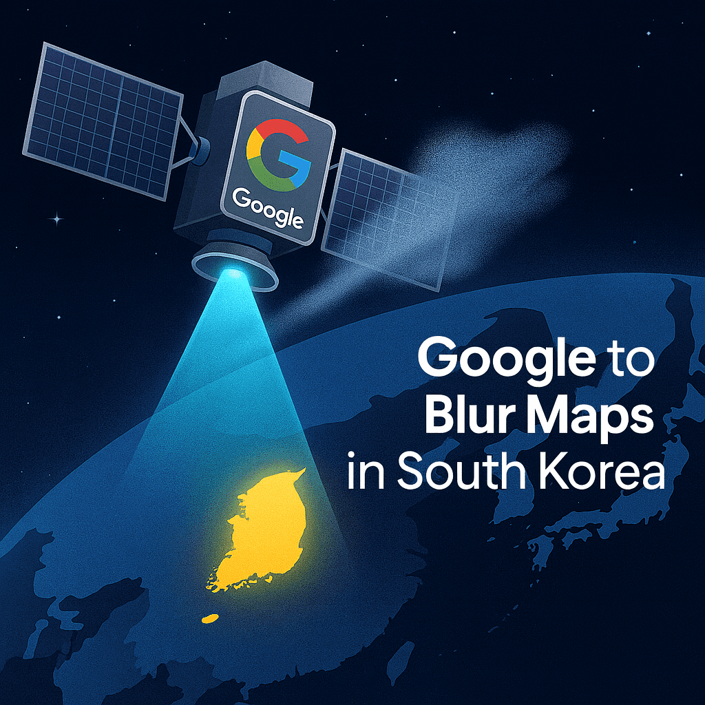 Google to blur maps in south korea